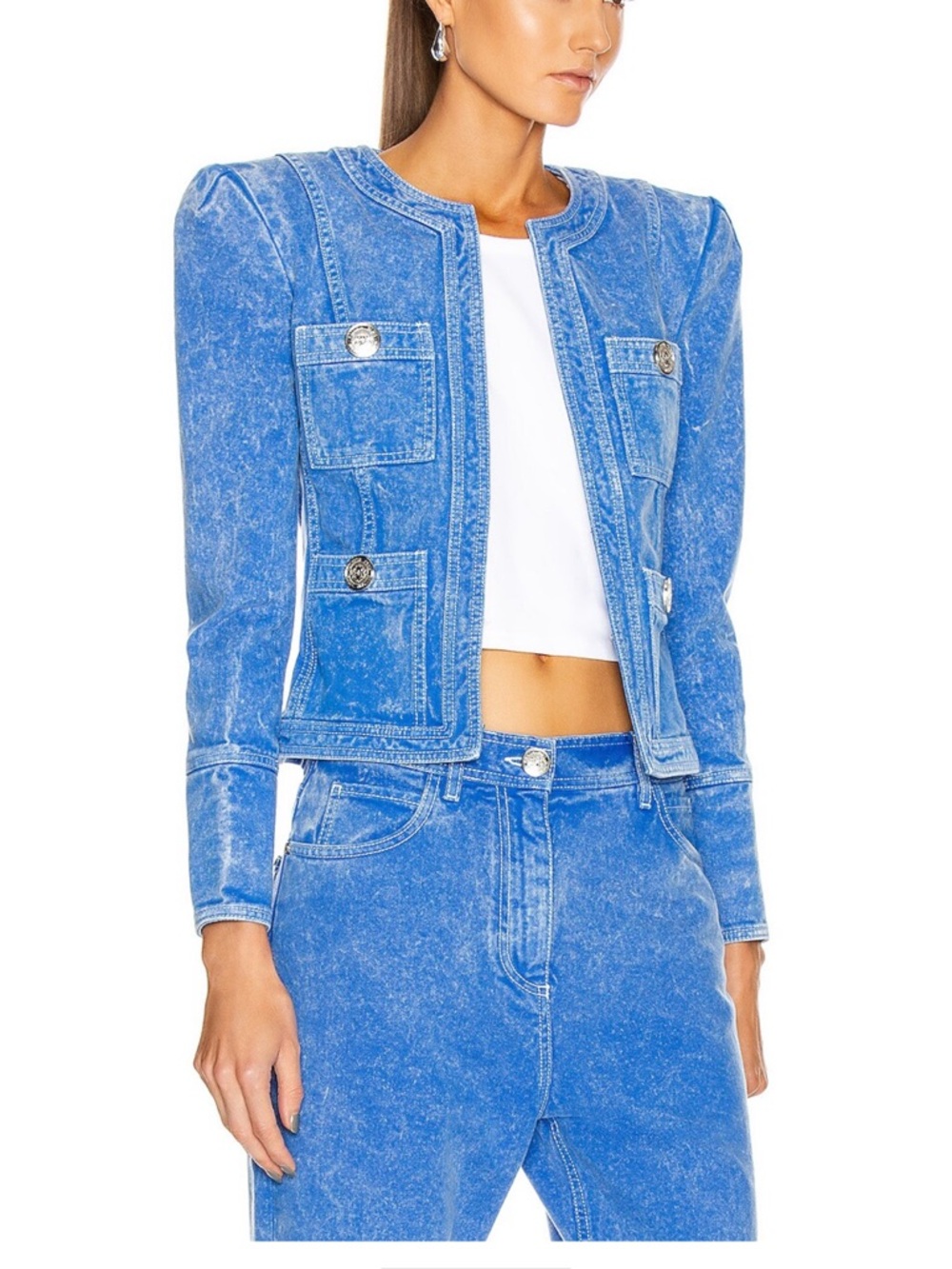 Balmain Jean Jacket FR 36 (USA 4)